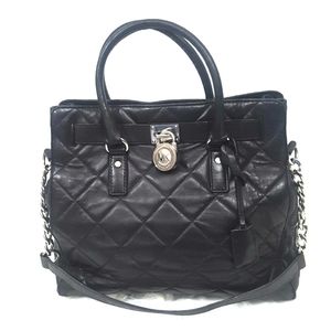 Michael Kors Black Quilted Purse